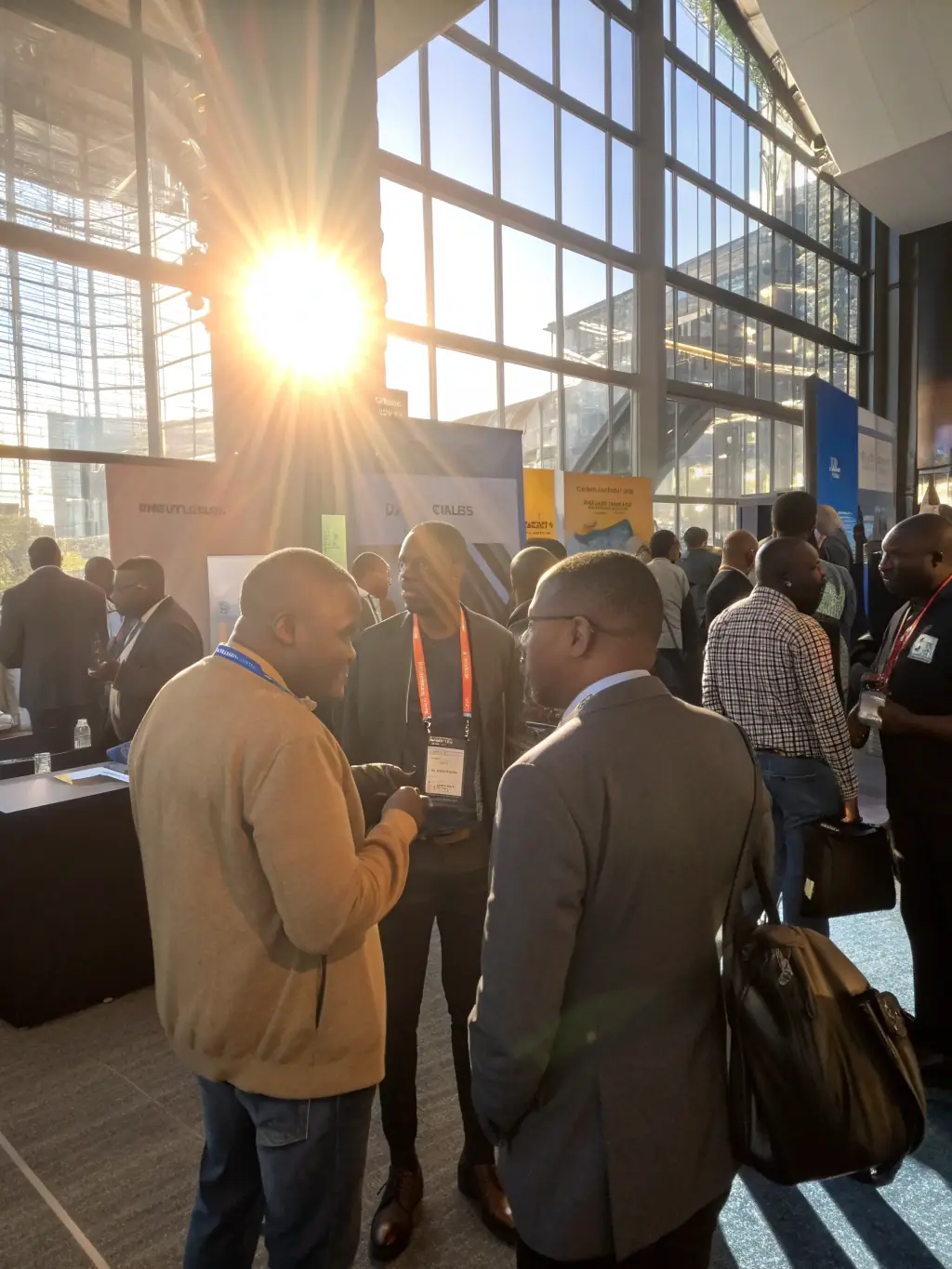 An image of a panel discussion at a SynergyUno conference, featuring diverse experts discussing the challenges and opportunities in the South African tech landscape.